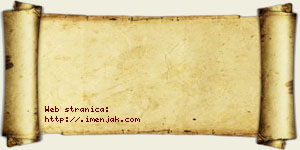 Jana Trailović vizit kartica